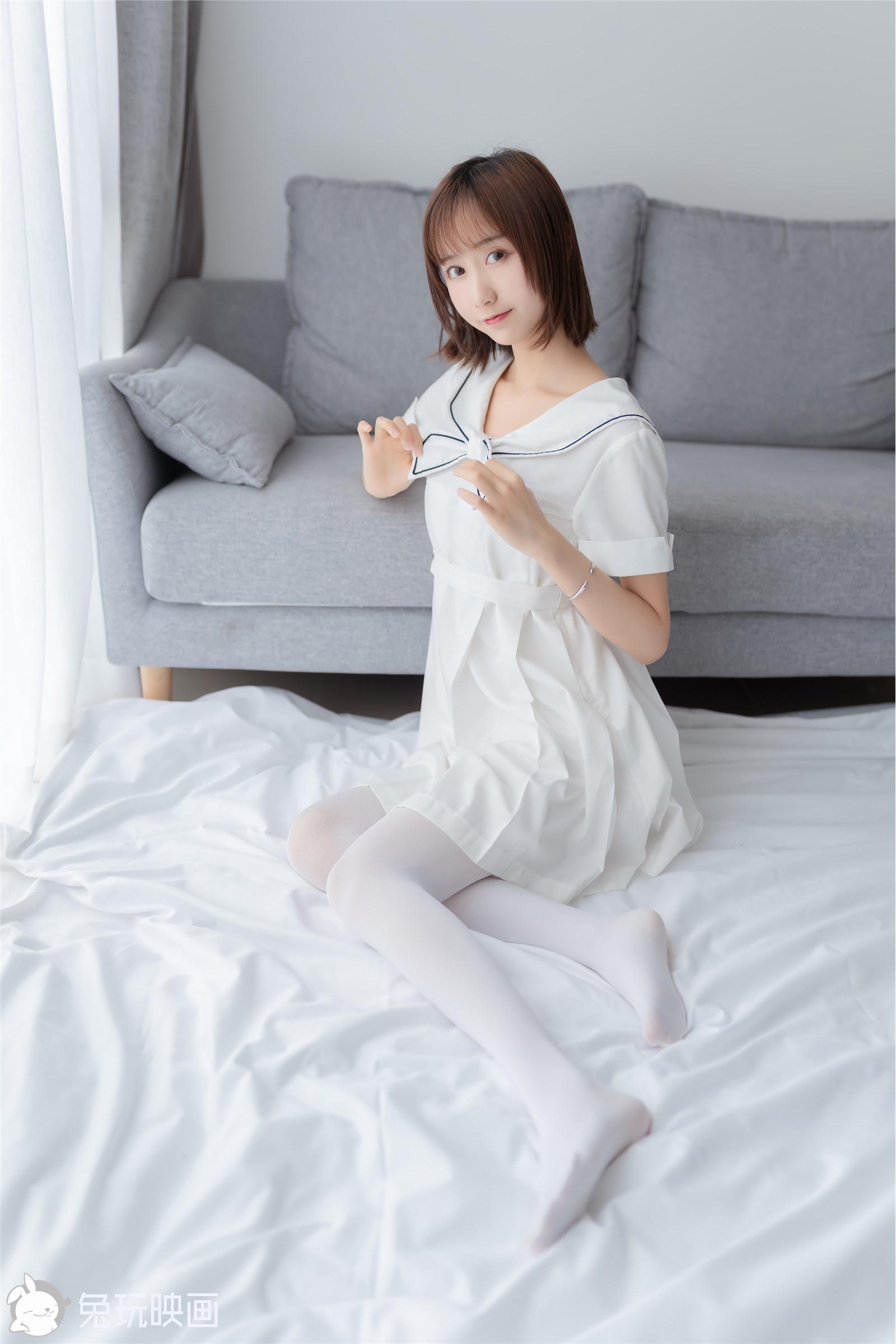 Rabbit Play Image VOL.077 Pure Love White Skirt(5)